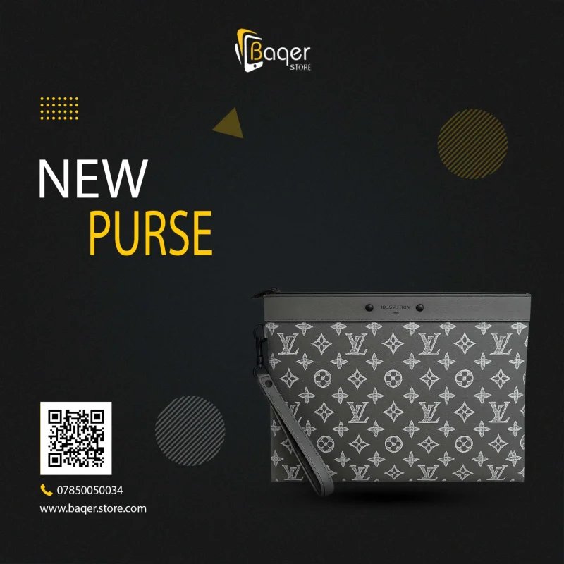 كلتش فاخر من Louis Vuitton بنقشة مونوجرام