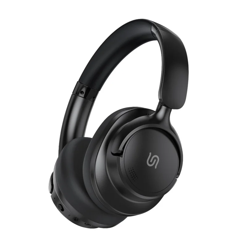 سماعة رأس لاسلكية Porodo Soundtec Zen Hybrid ANC مع عزل الضوضاء النشط الهجين – أسود