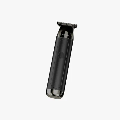 ماكينة حلاقة وتشذيب الشعر واللحية Porodo Lifestyle T-Blade بقوة 8 واط وبطارية 1200mAh مع 3 أمشاط – أسود