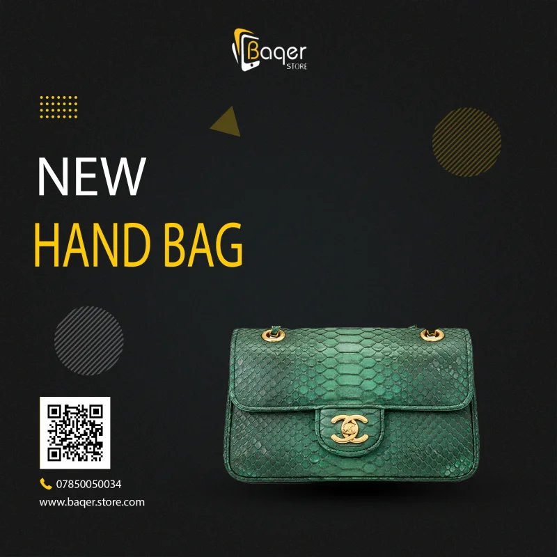 Chanel Classic Flap Python Leather Bag