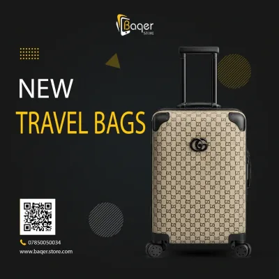 GG Supreme Rolling Travel Suitcase Classic Edition | تصميم فاخر كلاسيكي | باقر ستور العراق