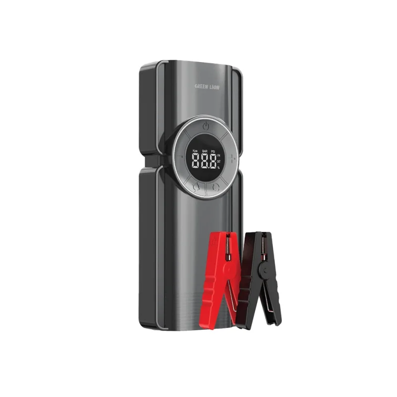 مشغل بطارية السيارة المحمول غرين ليون Green Lion Portable Jump Starter - لون أسود
