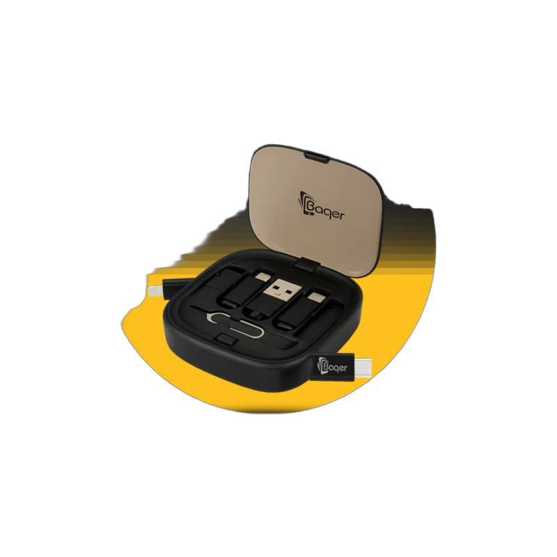 Baqer 60W Retractable Multi Cable Box (PD) –BC_C228
