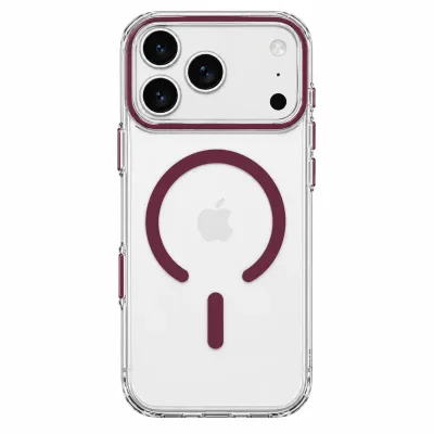كفر حماية غرين ليون Green Lion Coral Delgado Case لايفون 16 برو ماكس - عنابي (Burgundy)