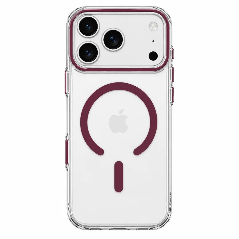 كفر حماية غرين ليون Green Lion Coral Delgado Case لايفون 16 برو ماكس - عنابي (Burgundy)