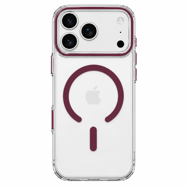 كفر حماية غرين ليون Green Lion Coral Delgado Case لايفون 16 برو ماكس - عنابي (Burgundy)