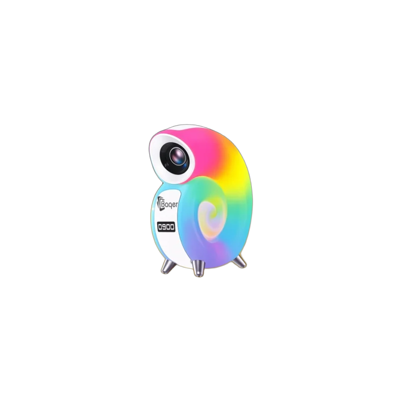 Baqer Speaker Project – Portable Speaker with Built-in Projector & RGB Lighting –N63