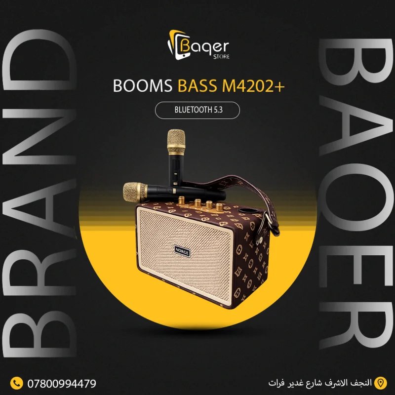 BOOMS BASS M4202+ Norge