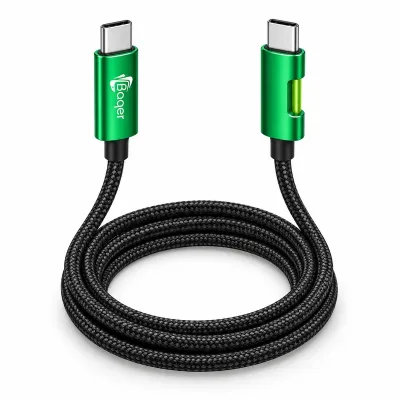 كابل شحن سريع Type-C إلى Lightning من Baqer (27 واط، موديل BA-119)