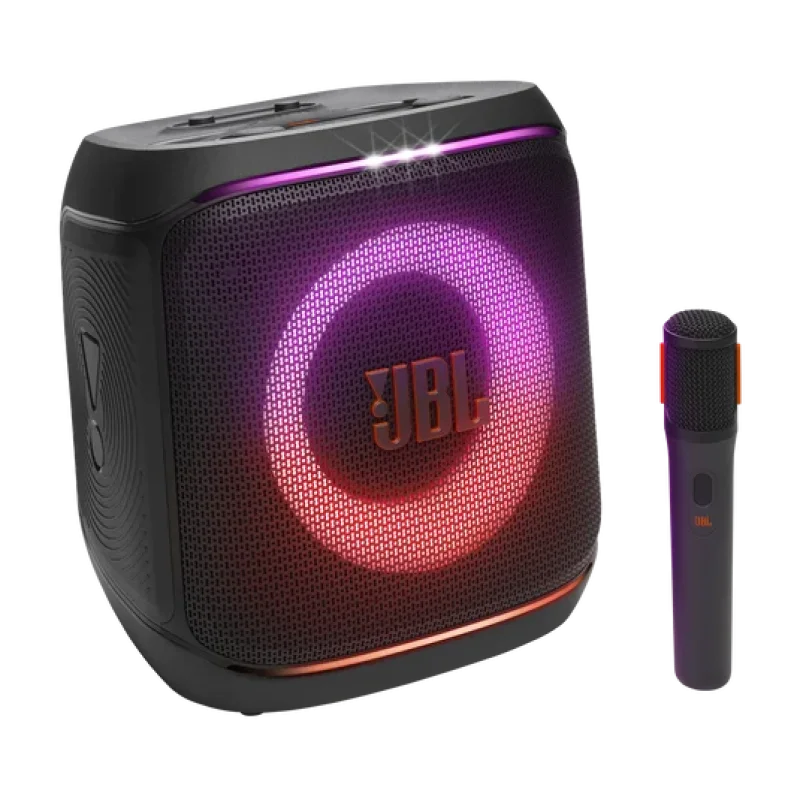 سماعة الحفلات المحمولة JBL PartyBox Encore Essential 2 مع ميكروفون لاسلكي – صوت بقوة 100 واط