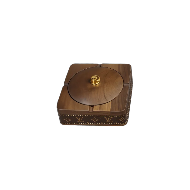 Luxury Wooden Monogram Ashtray Box | تصميم فاخر كلاسيكي | باقر ستور العراق