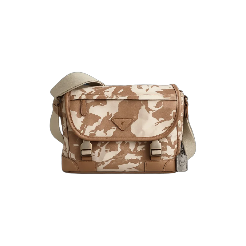 Camouflage Canvas Messenger Bag | تصميم فاخر كلاسيكي | باقر ستور العراق