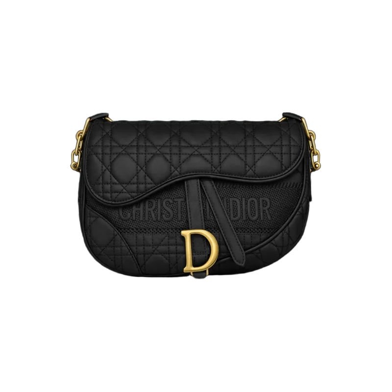 Saddle Bag – Black Quilted Edition | تصميم فاخر كلاسيكي | باقر ستور العراق