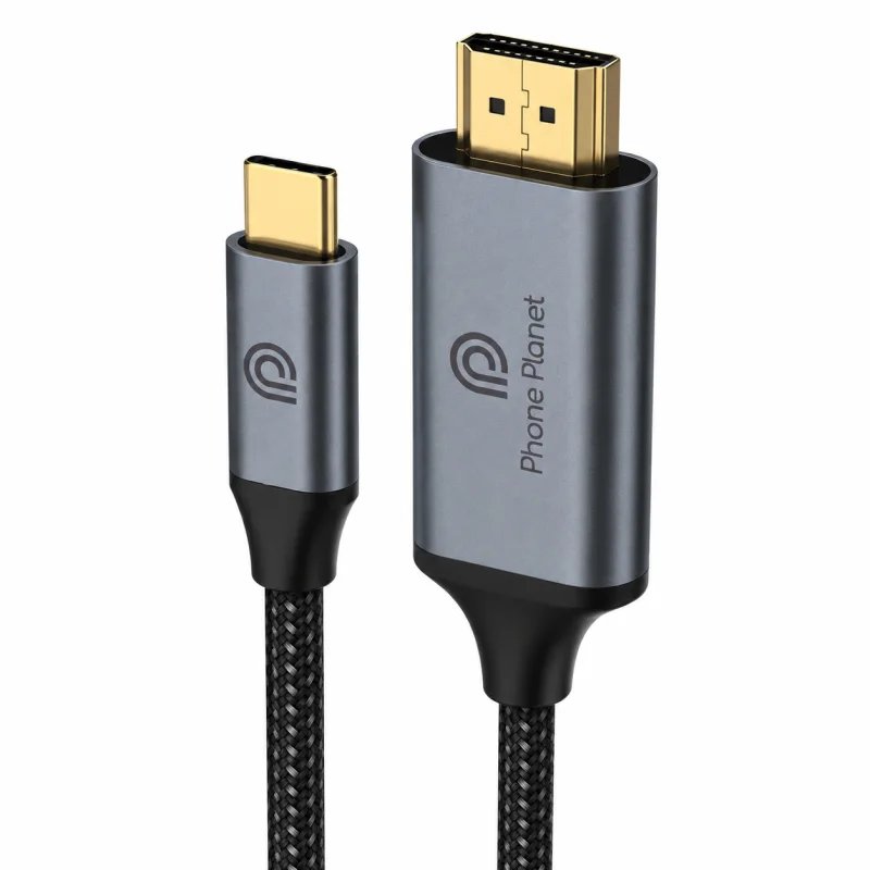كابل PHONE PLANET USB-C إلى HDMI بدقة 4K 60Hz – موديل PP-CHDMI01