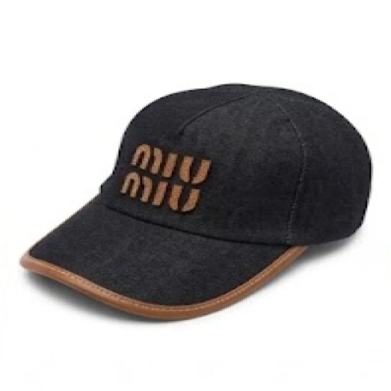 Miu Miu Denim Logo Cap – Miu Miu | تصميم فاخر مستوحى | باقر ستور العراق