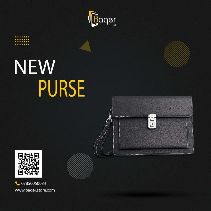 كلتش فاخر بقفل من Bottega Veneta