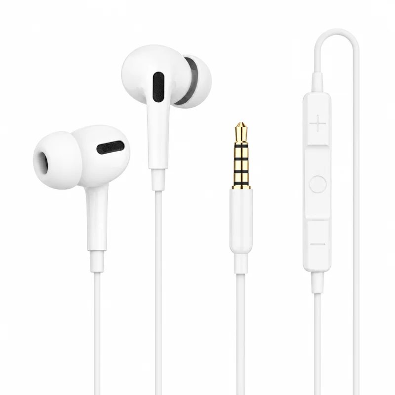 سماعة أذن PHONE PLANET PP-HF02-AUX السلكية بمنفذ 3.5 مم – صوت Hi-Fi وميكروفون مدمج