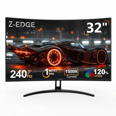 شاشة ألعاب منحنية 32 بوصة 144Hz بإطار نحيف