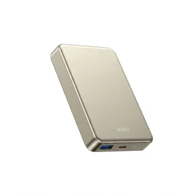 باور بانك WIWU P15-1 مغناطيسي فائق النحافة بسعة 10000mAh