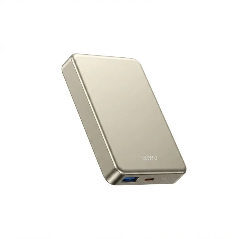 باور بانك WIWU P15-1 مغناطيسي فائق النحافة بسعة 10000mAh – 6979107510405