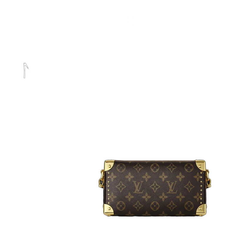 Monogram Trunk Style Crossbody Bag – Classic Brown Edition | تصميم فاخر كلاسيكي | باقر ستور العراق