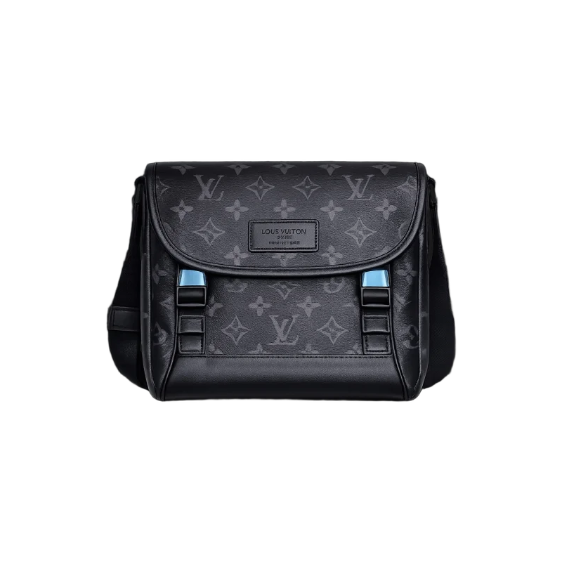 Monogram Eclipse Messenger Bag – Black Edition | تصميم فاخر كلاسيكي | باقر ستور العراق