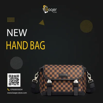 Damier Ebene Messenger Bag | تصميم فاخر كلاسيكي | باقر ستور العراق