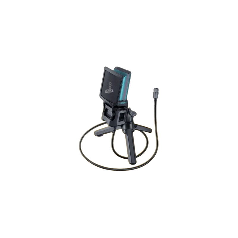 Baqer Gaming Microphone for PC – Professional Sound with RGB Lighting –A68