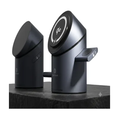 شاحن لاسلكي متعدد الاستخدامات PHONE PLANET PP-3IN1 WC06 (Qi2)