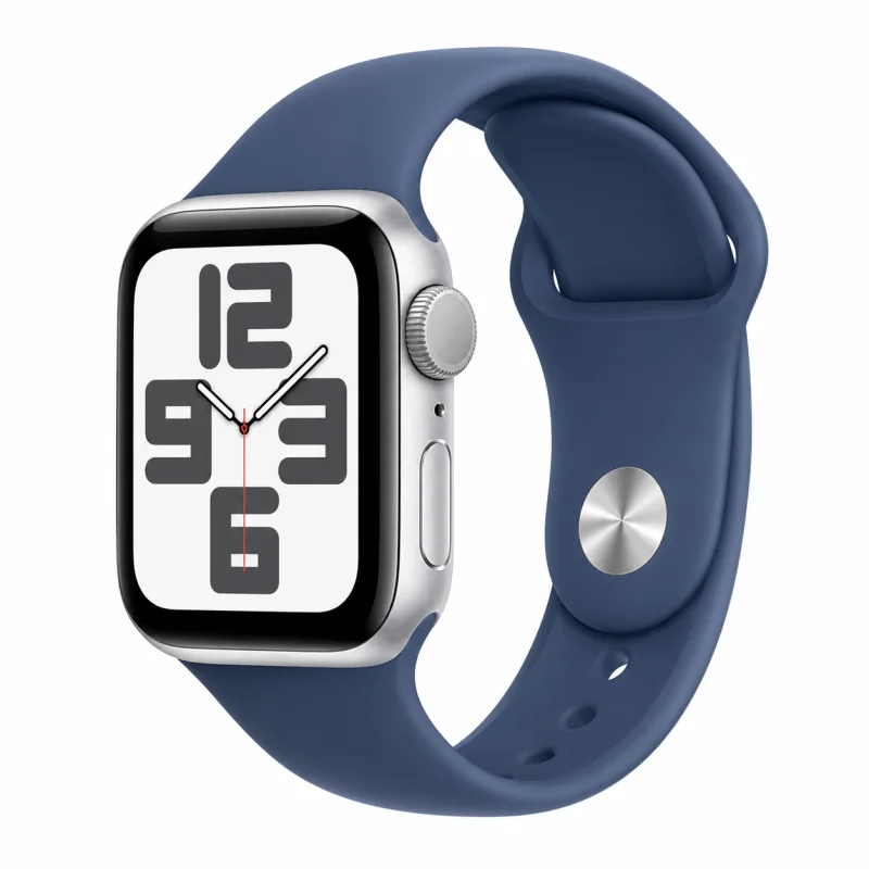 Apple Watch SE 3 40mm Silver Aluminum Sport Band Blue M/L GPS - AFA