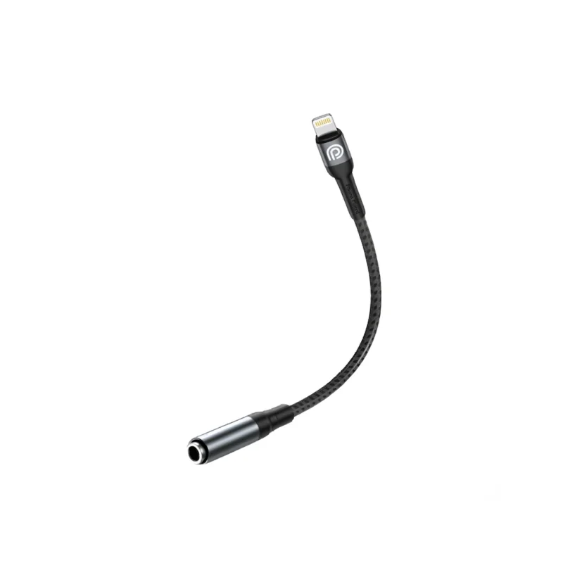 محول صوت PHONE PLANET PP-EC-LAUX-12-GY من Lightning إلى 3.5mm (0.12 متر)