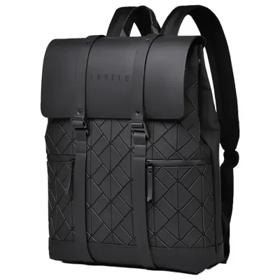 حقيبة ظهر للسفر Levelo PU Leather Travel Backpack