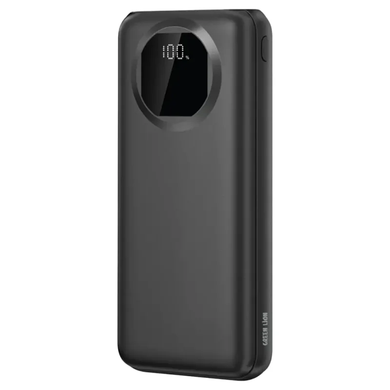 بنك طاقة غرين ليون Green Lion Nairo 20000mAh Power Bank - لون أسود