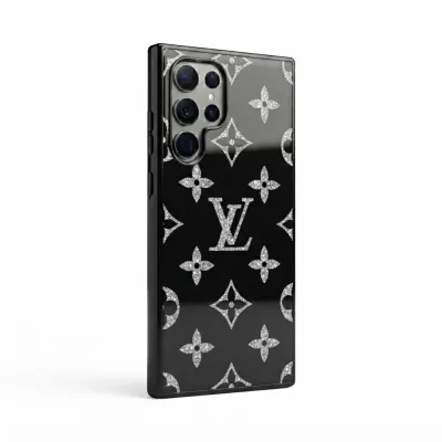 كفر J-Case Youdun فاخر متوافق مع MagSafe لهاتف Samsung Galaxy S25 – أسود وفضي