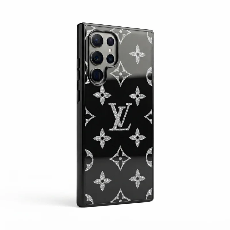 كفر J-Case Youdun فاخر متوافق مع MagSafe لهاتف Samsung Galaxy S25 – أسود وفضي
