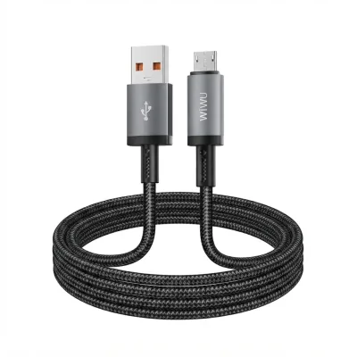 كيبل WIWU Titanlink Wi-C053 USB-A إلى Micro USB بطول 1 متر للشحن ونقل البيانات