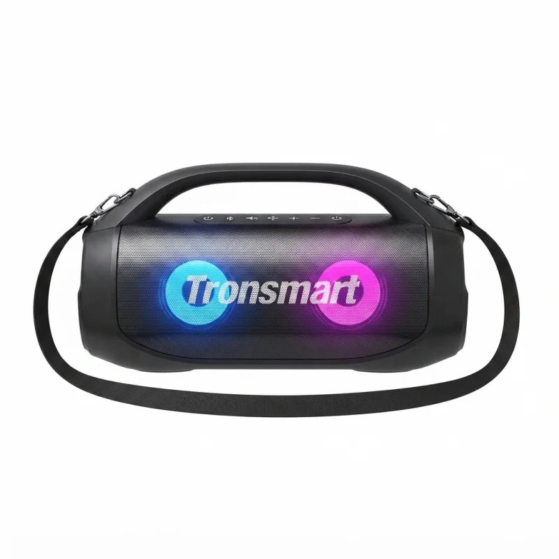 سماعة بلوتوث محمولة Tronsmart Bang SE – صوت ستيريو 40 واط مع إضاءة LED