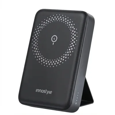 باور بانك Innostyle PowerMag 2-in-1 – سعة 10000mAh وشحن سريع 20W