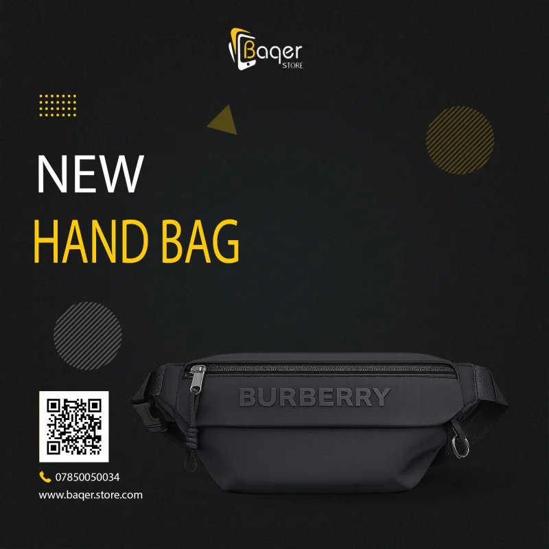 Burberry Logo Leather Belt Bag