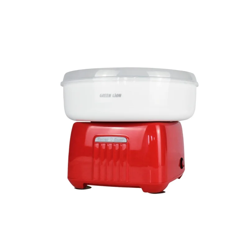 ماكينة صنع غزل البنات (شعر البنات) Green Lion Cotton Candy Maker 500W - أبيض/أحمر 6935100182674