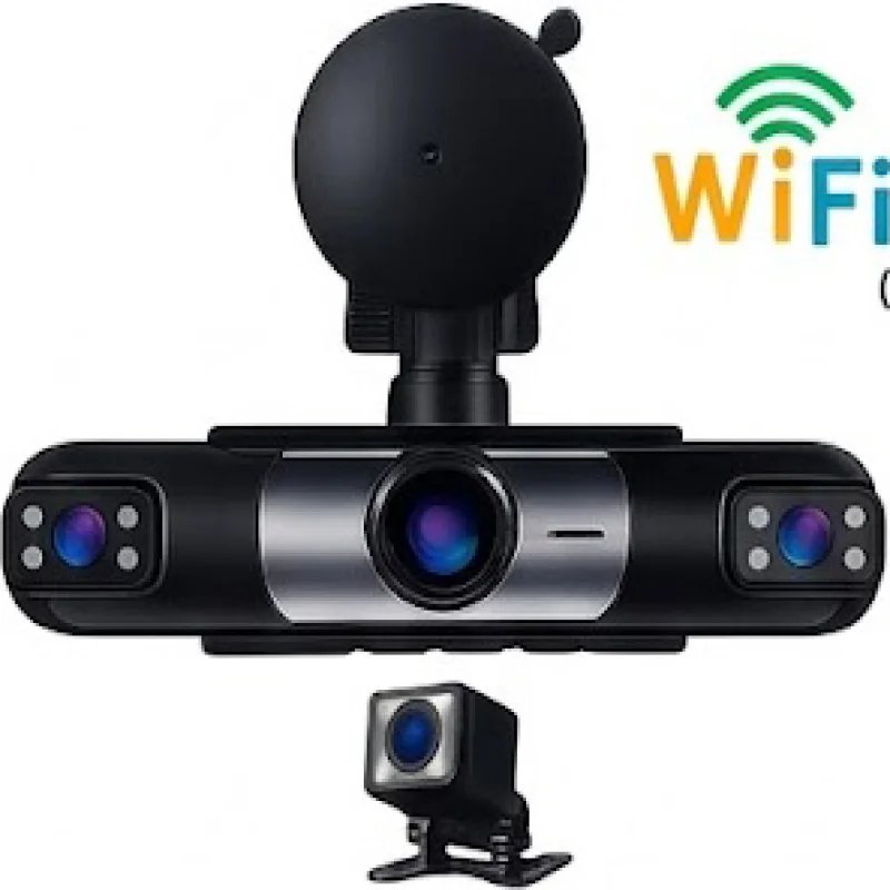 كاميرا سيارة Dash Cam WiFi متعددة القنوات – USB