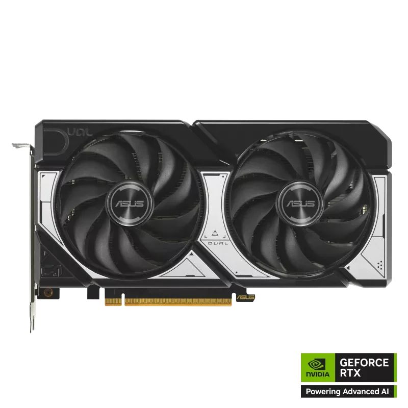 كرت شاشة ASUS Dual GeForce RTX 5060 8GB GDDR7 OC Edition Black