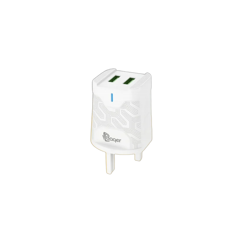 Baqer Dual USB Wall Charger – Fast Charging –CH_01