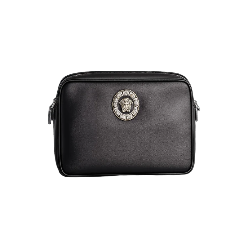 Royal Medusa Leather Pouch – Black Edition | تصميم فاخر مستوحى | باقر ستور العراق