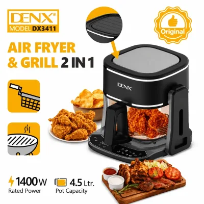 DENX Air Fryer & Grill 2-in-1 DX3411