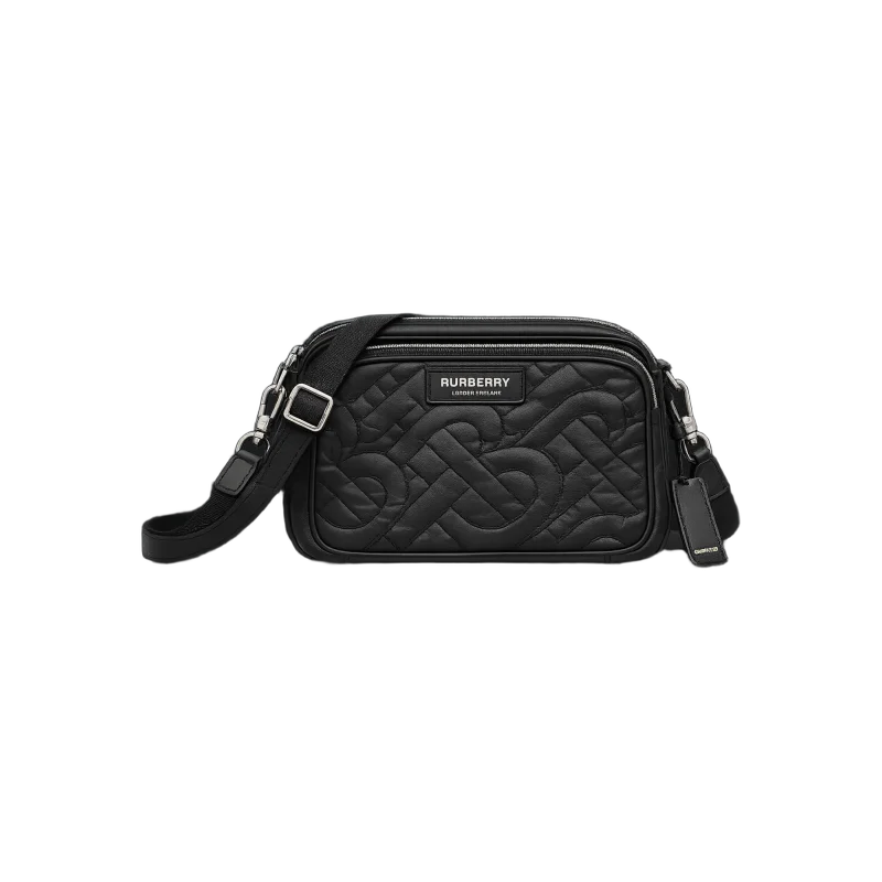 Quilted Logo Camera Crossbody Bag | تصميم فاخر كلاسيكي | باقر ستور العراق