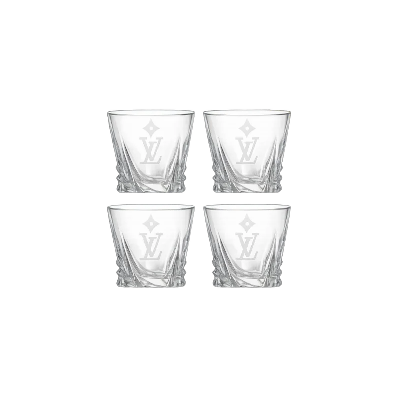 Luxury Crystal Monogram Cup Set | تصميم فاخر كلاسيكي | باقر ستور العراق