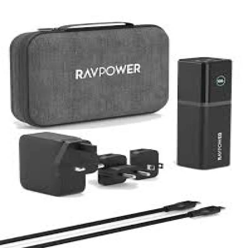 شاحن وباور بانك RAVPower RP-PB1243 بقدرة 140 واط