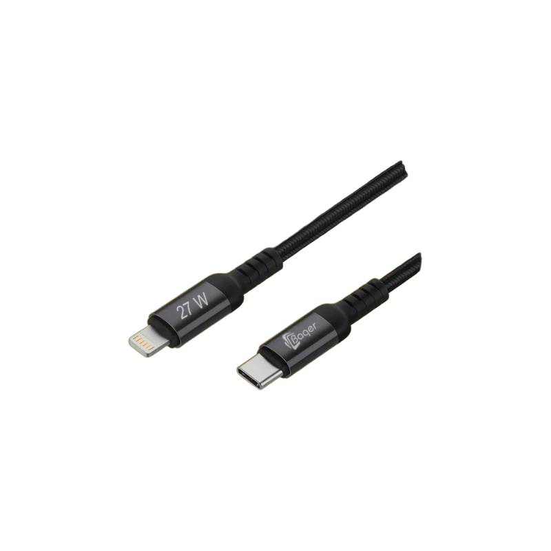 Baqer USB-C to Lightning 27W Fast Charging Cable –TD_CA101
