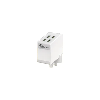 شاحن السفر BAQER BA-14 بثلاثة منافذ USB